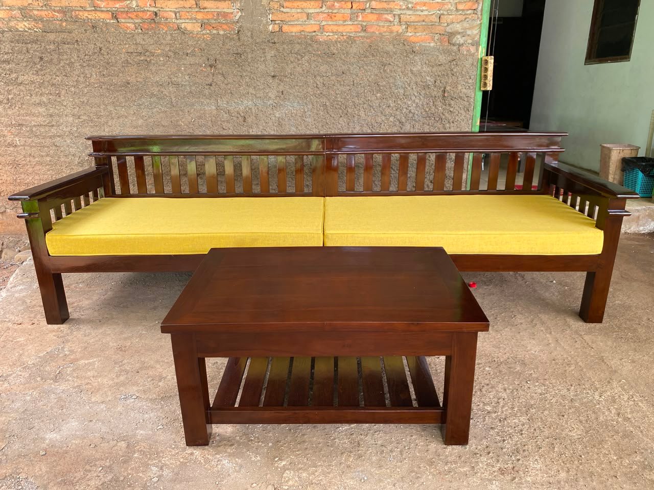 Kursi Minimalis Jati Custom